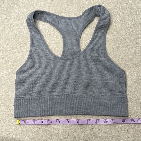 Honeydew: Gray Racerback Bra - Picture 3 of 6
